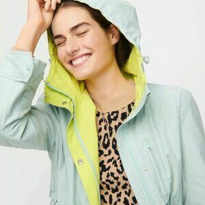J Crew Perfect Rain Jacket size Medium